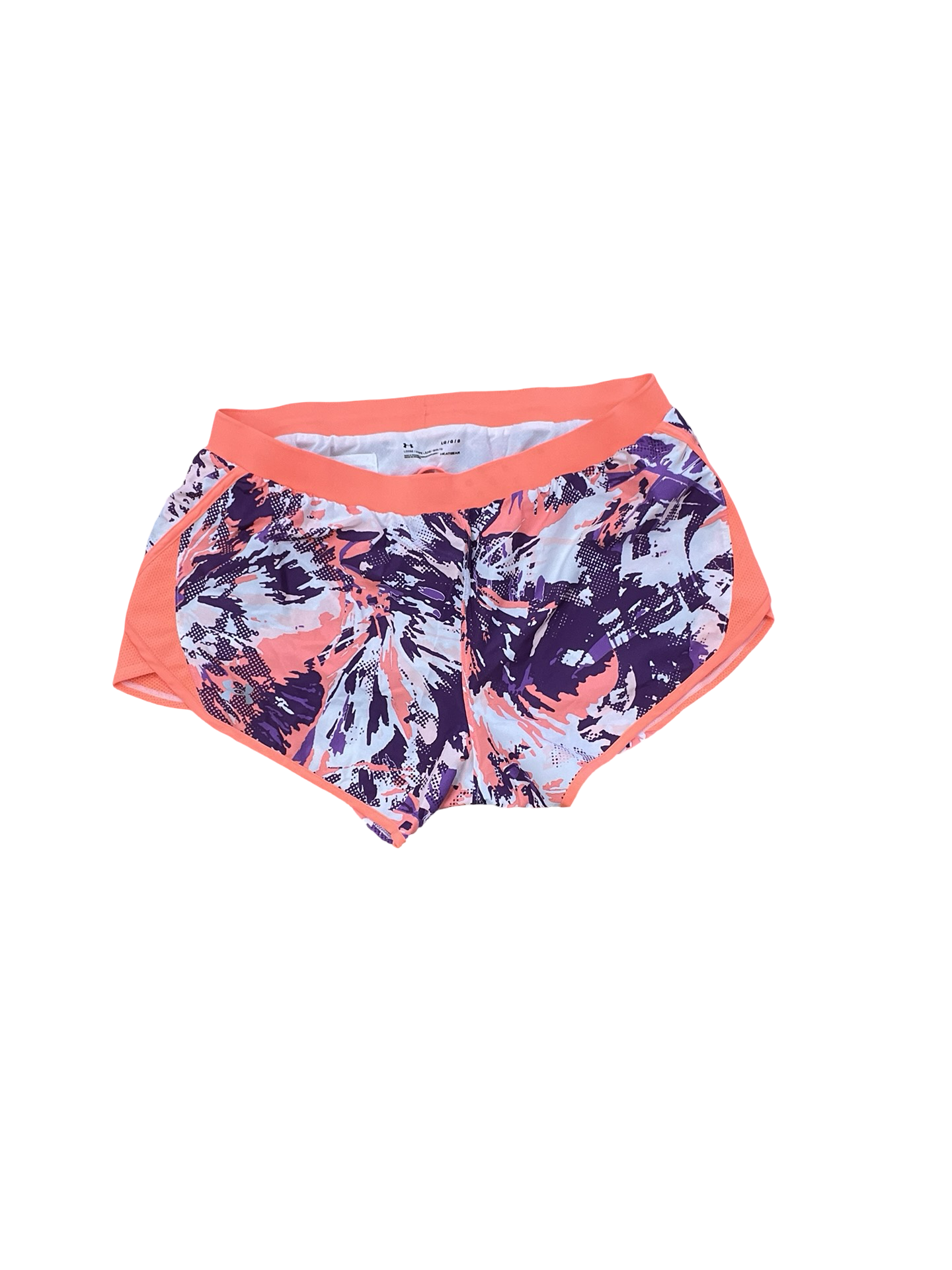 Athletic Shorts By Under Armour In Orange, Size:L