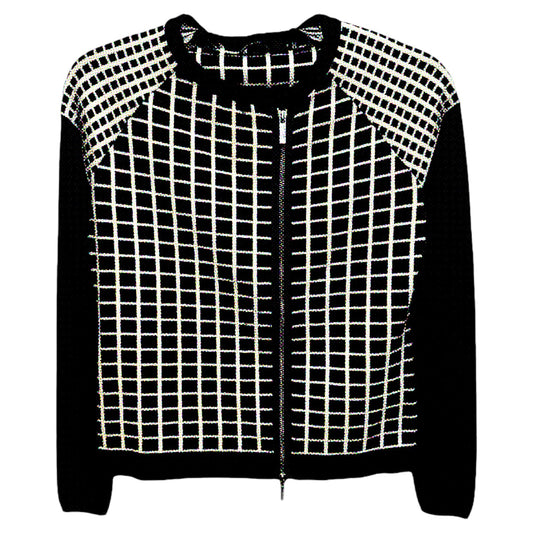 Sweater By Karen Millen In Black & White, Size: 2