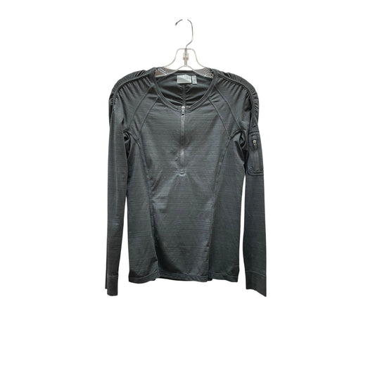 Athletic Top Ls Crewneck By Athleta In Black, Size:S