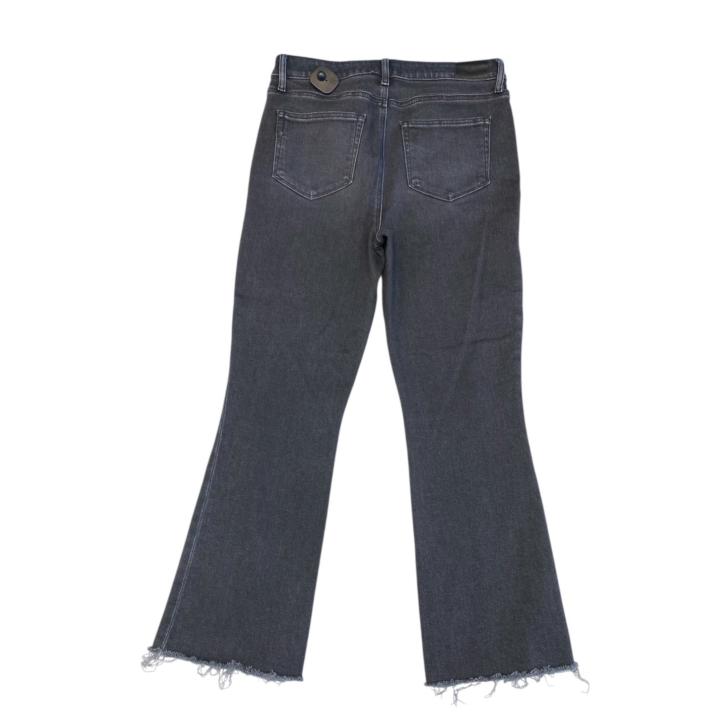 Jeans Boot Cut By Paige In Black Denim, Size:12