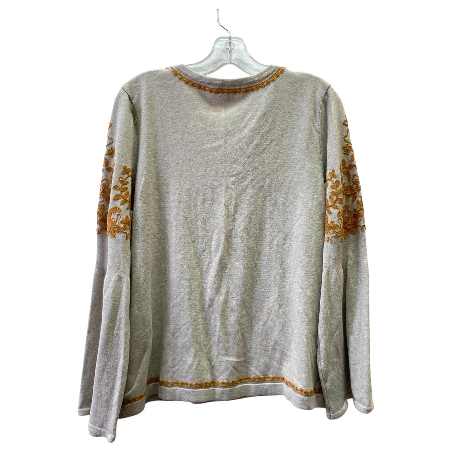 Sweater By Style And Company In Taupe, Size:L