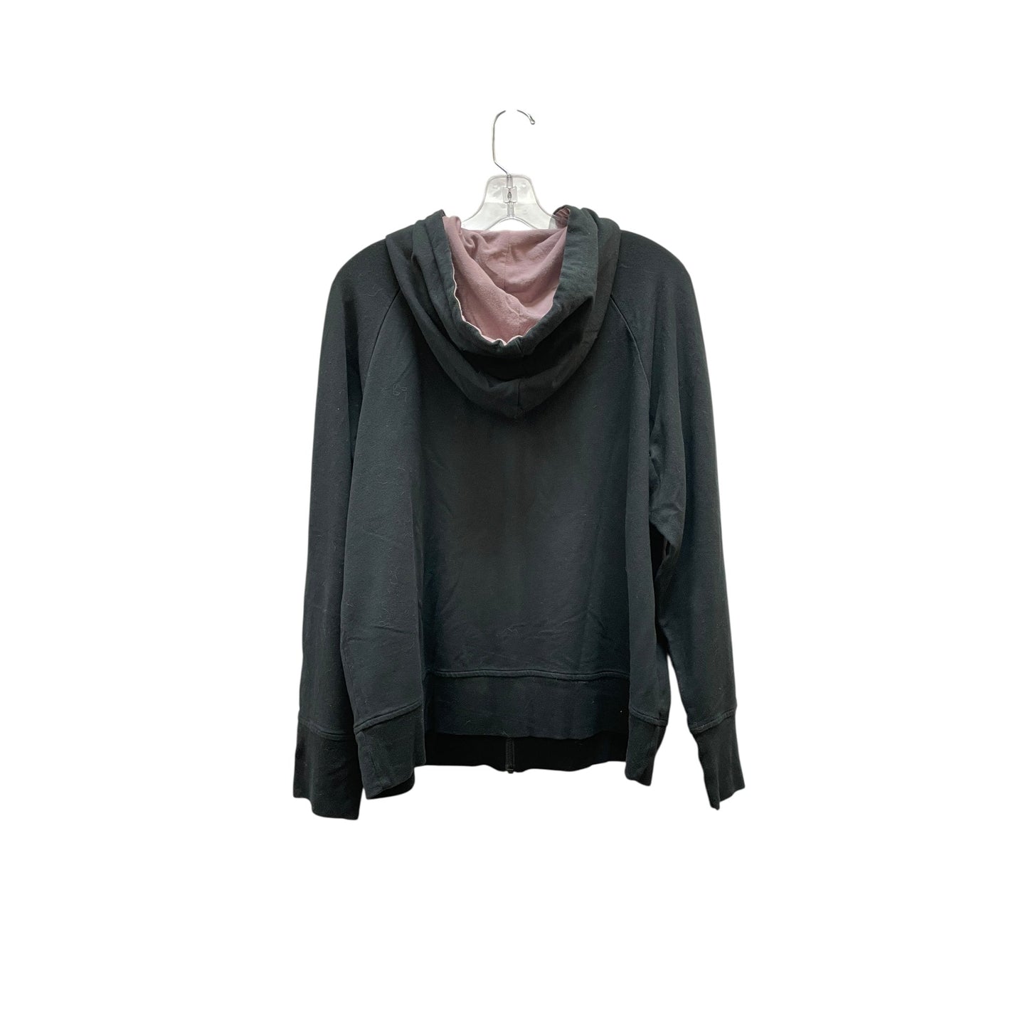 Athletic Jacket By Dkny In Black & Pink, Size:2X