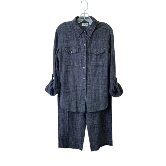 Pants Set 2Pc By Chicos In Black, Size:M