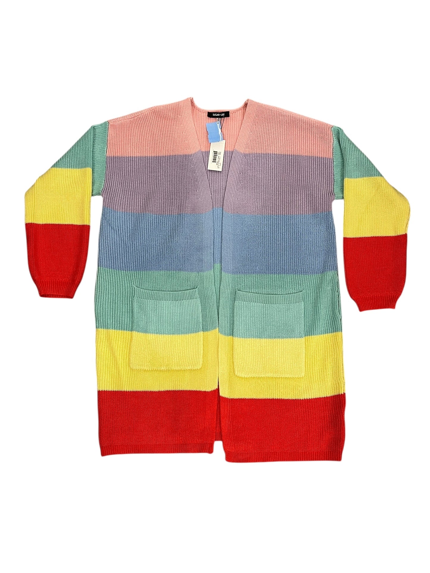 Cardigan By Sugar Lips In Multi, Size:M