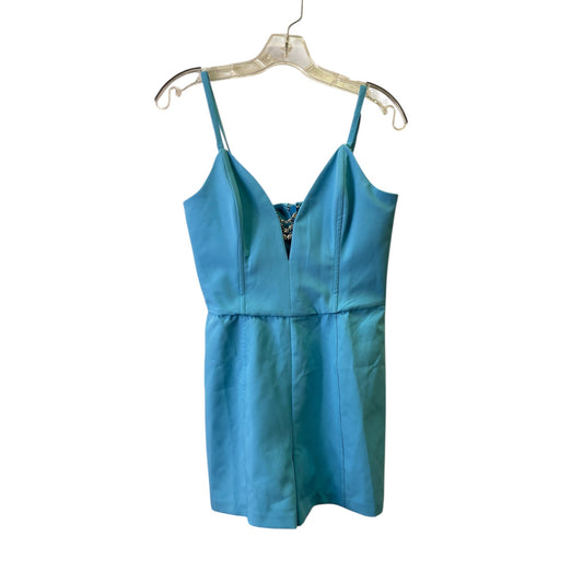 Romper By Bebe In Blue, Size:Xs