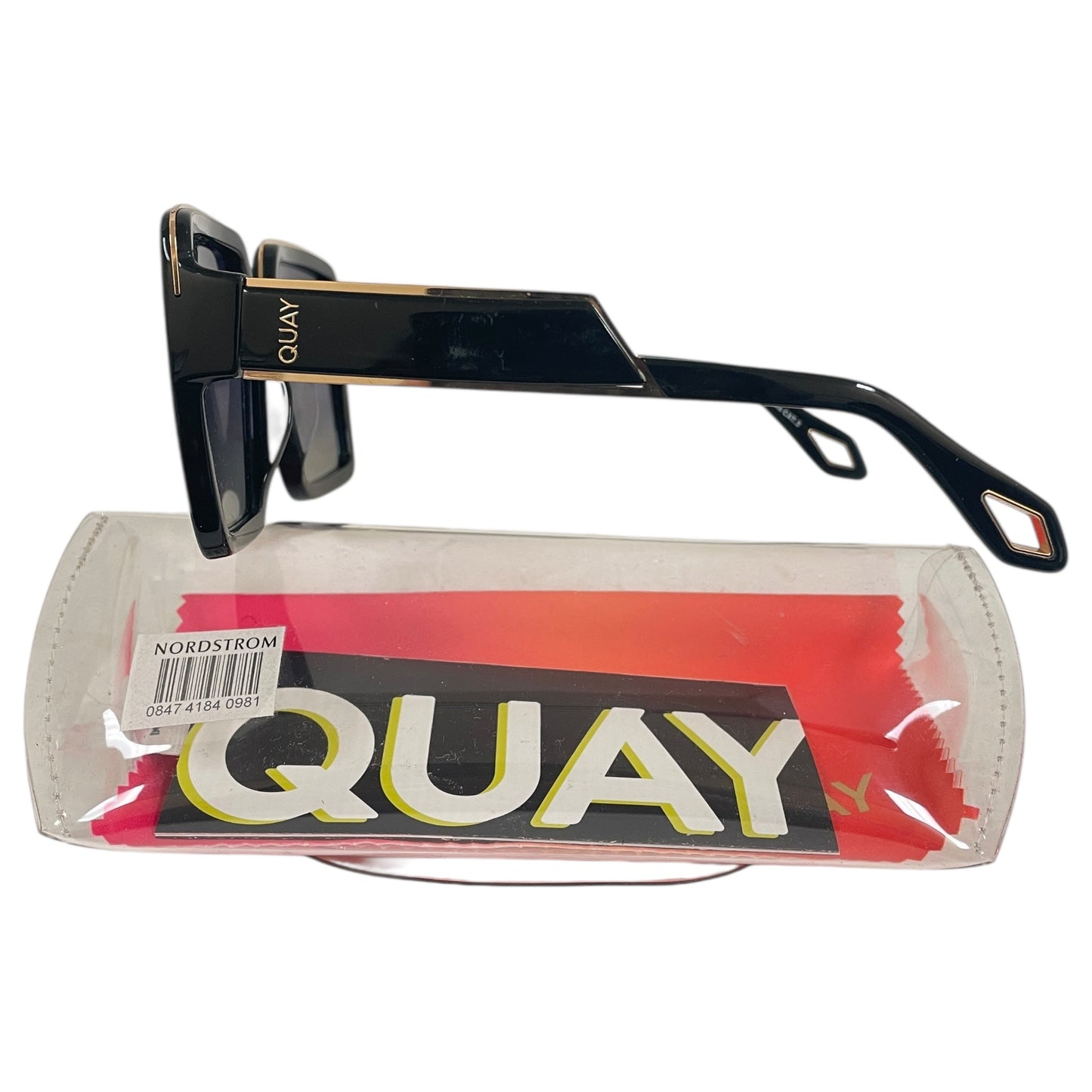 Sunglasses By Quay In Black & Gold