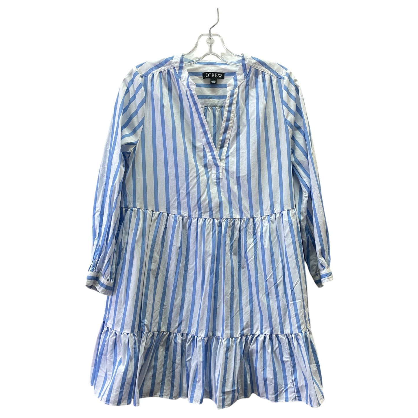 Dress Casual Short By J. Crew In Blue & White, Size:Xs
