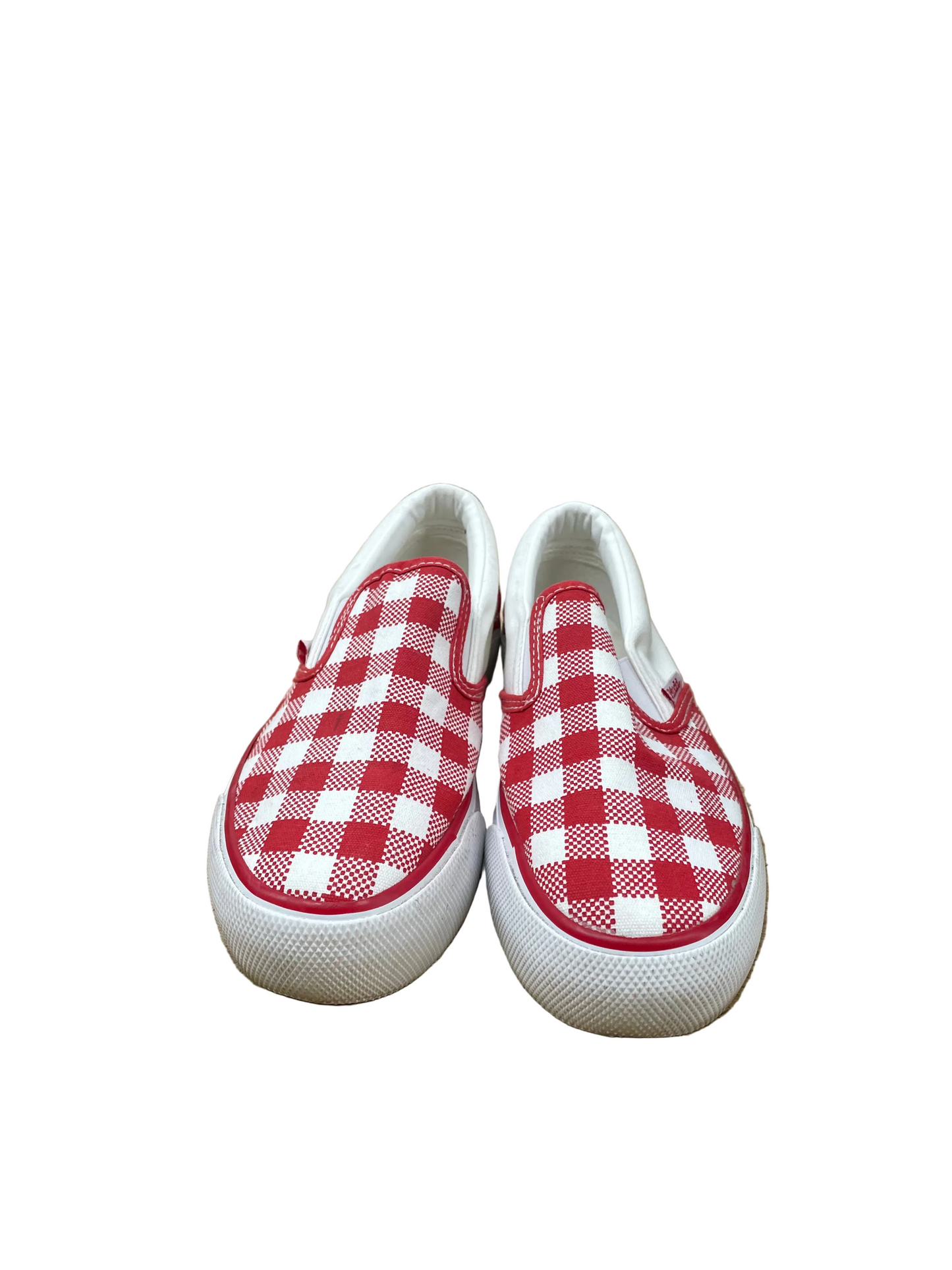 Shoes Sneakers Platform By Mudd In Red & White, Size:7.5