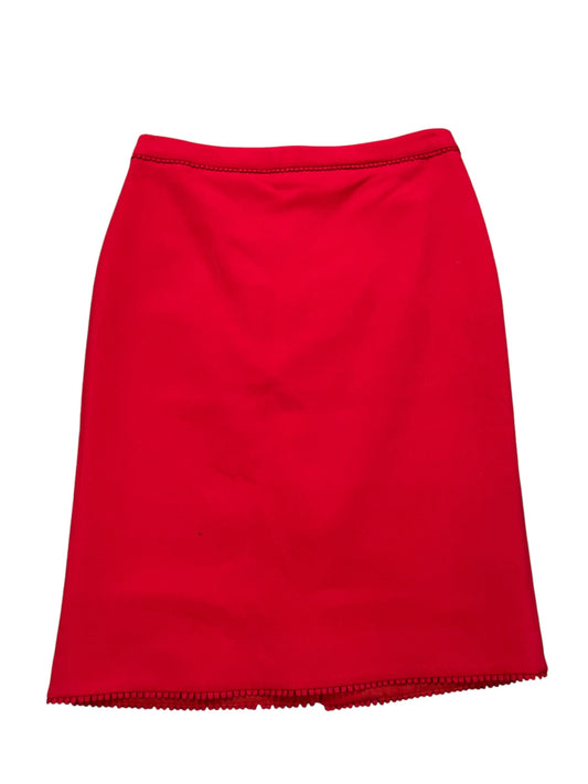 Skirt Mini & Short By Ann Taylor In Red, Size:S