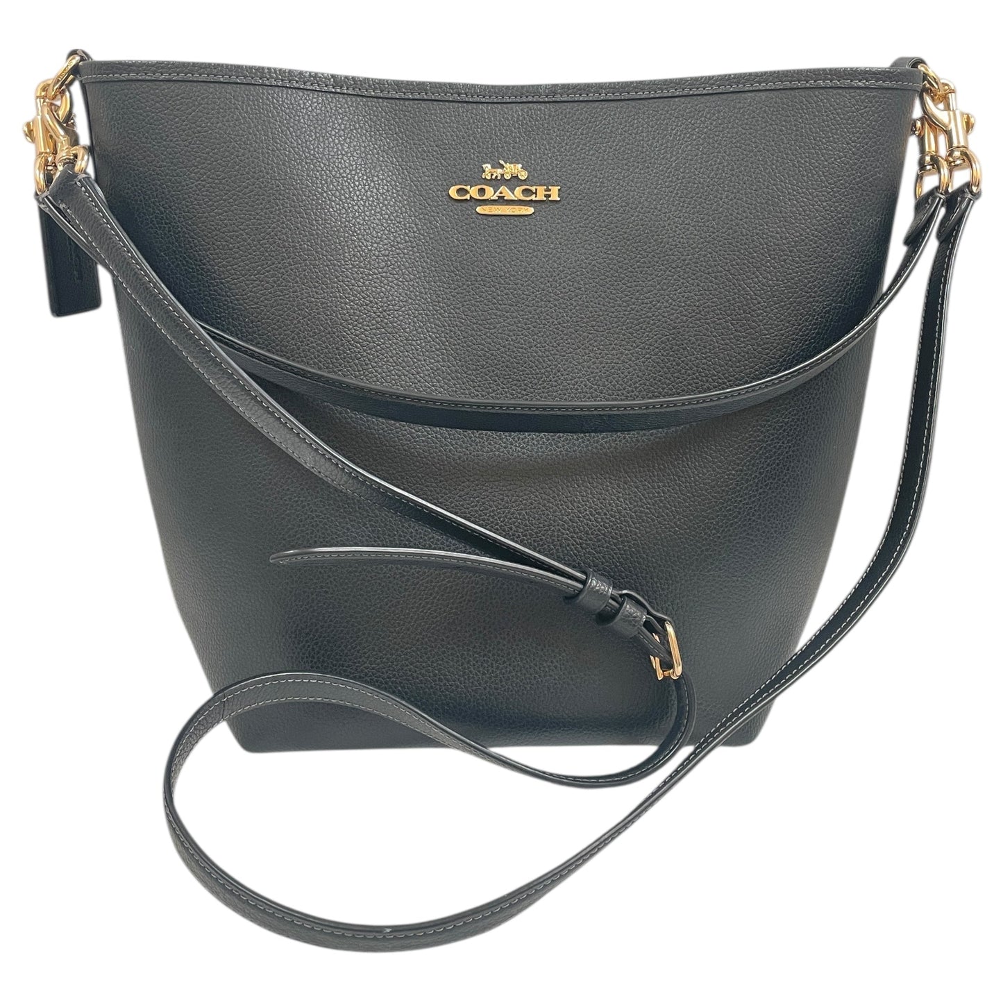 Handbag Designer By Coach In Black, Size:Large