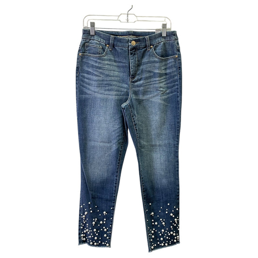 Jeans Boyfriend By Chicos In Blue, Size:6