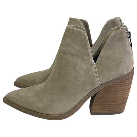 BOOTS ANKLE HEELS by VINCE CAMUTO In GREY, Size: 10