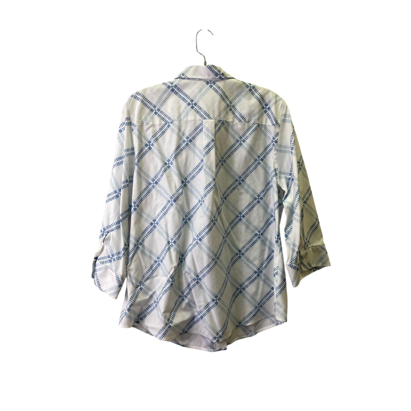 Blouse Ls By Chicos In Blue, Size:2