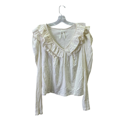 Top Ls By Anthropologie In Ivory, Size:S