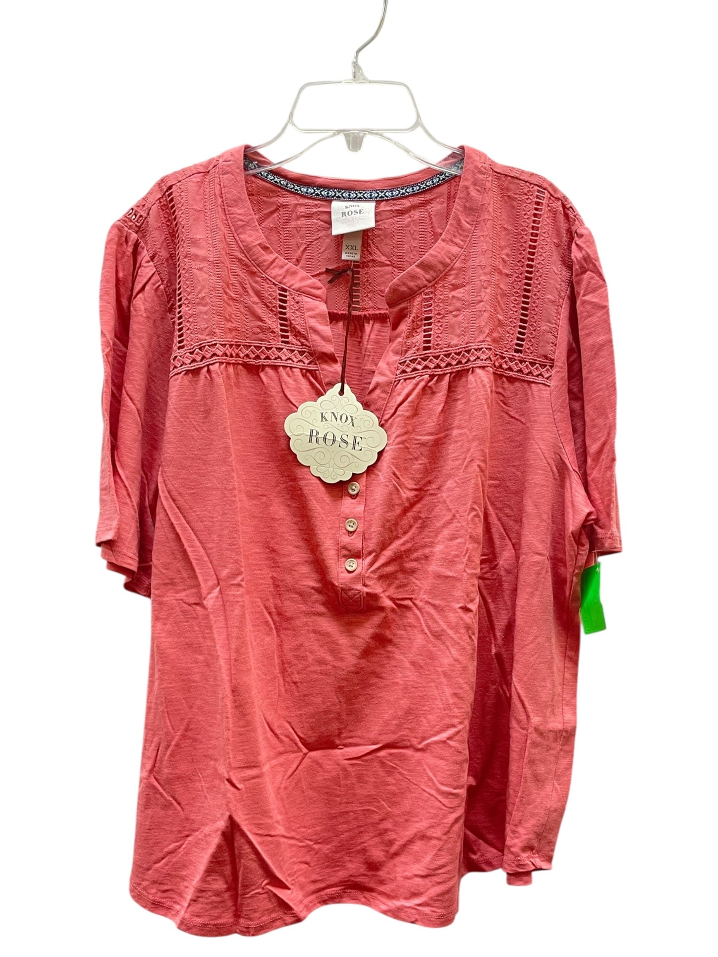 Top Ss By Knox Rose In Red, Size:Xxl