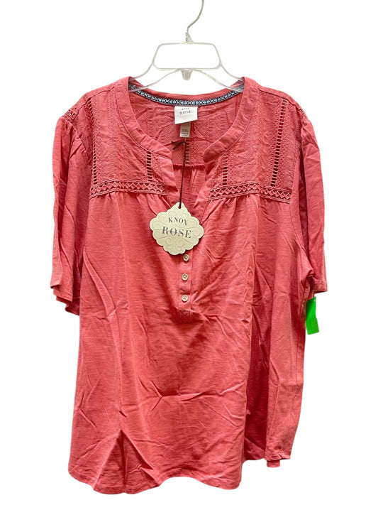 Top Ss By Knox Rose In Red, Size:Xxl