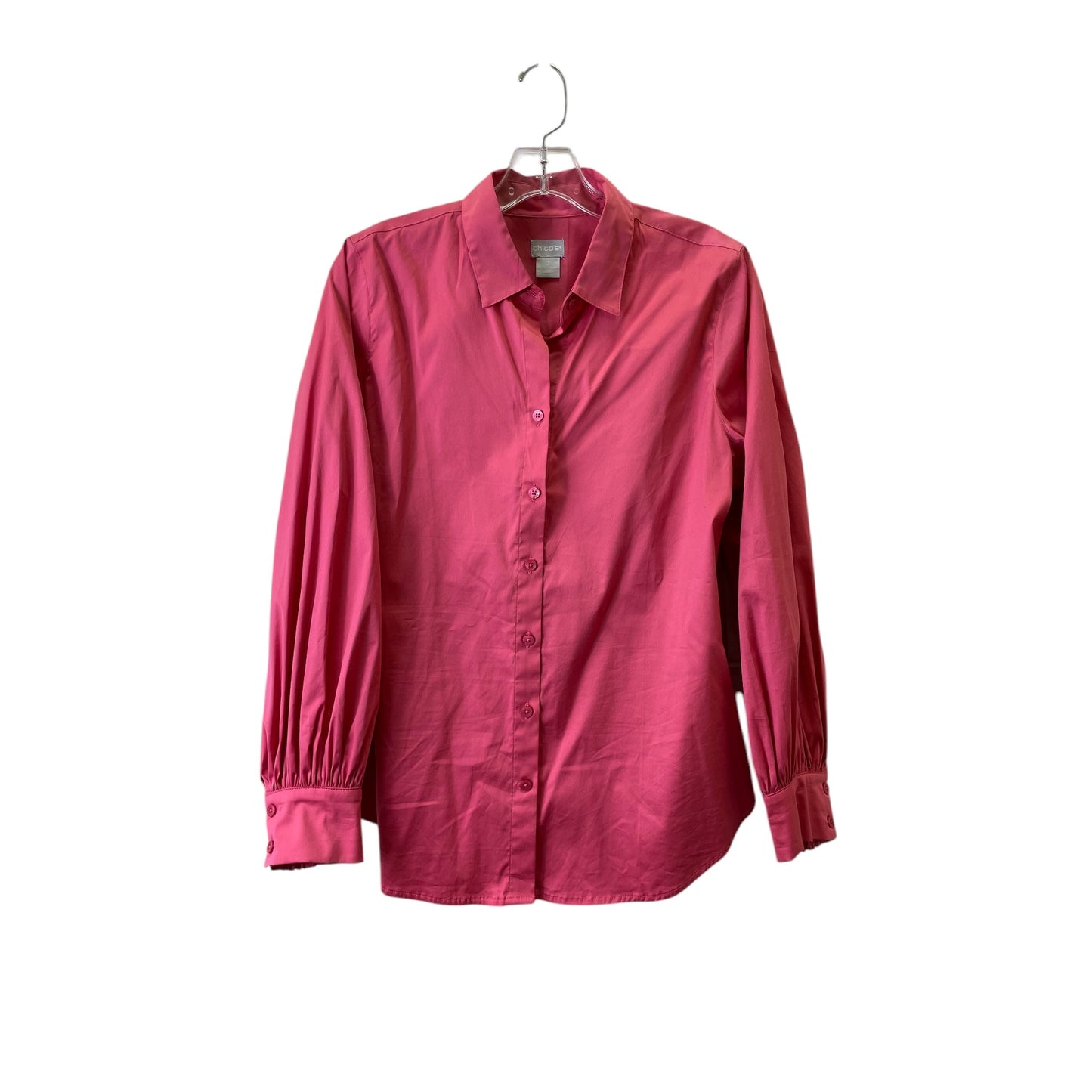 Blouse Ls By Chicos In Pink, Size:2