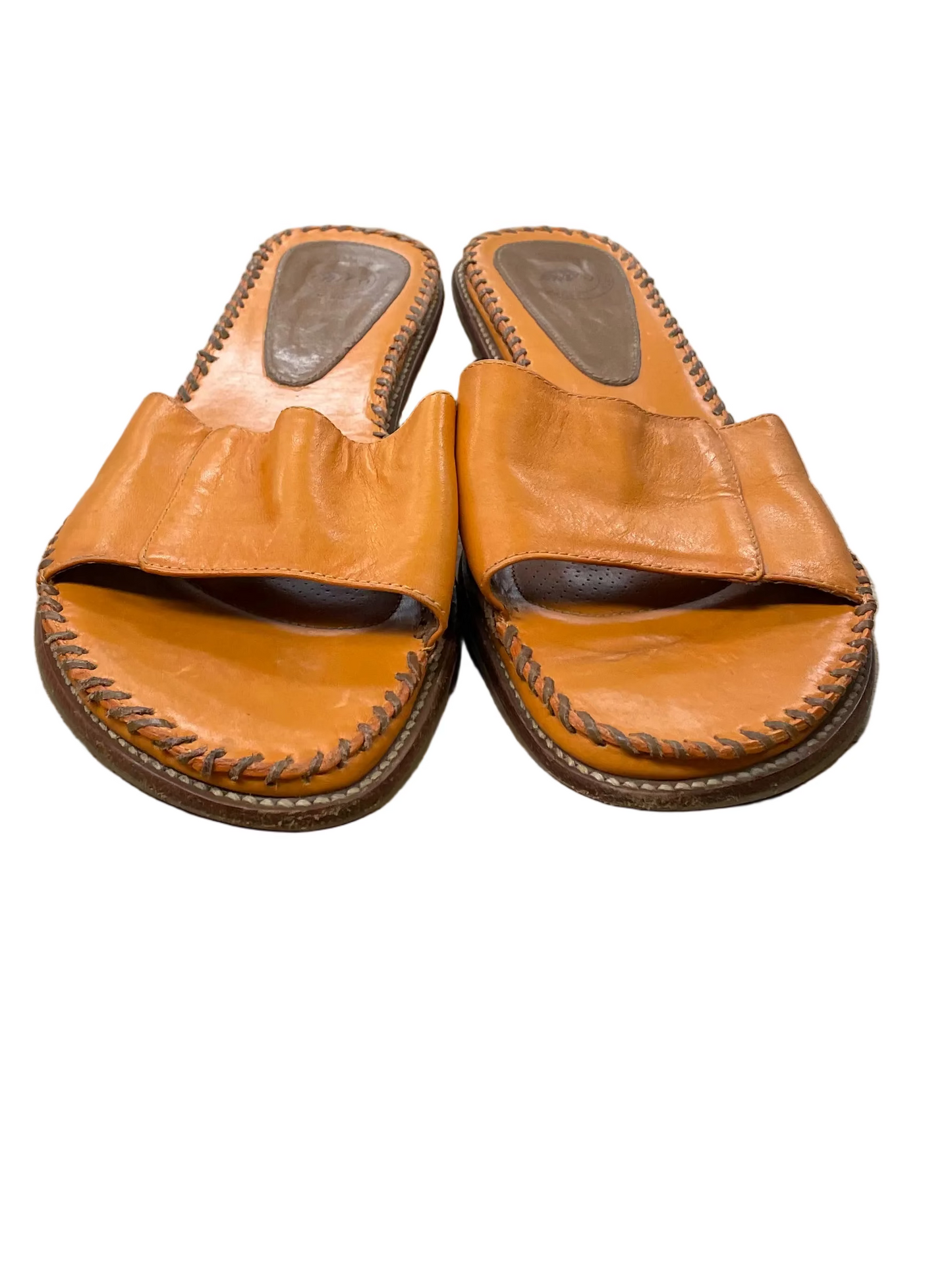 Shoes Flats By Nurture In Orange, Size:7.5