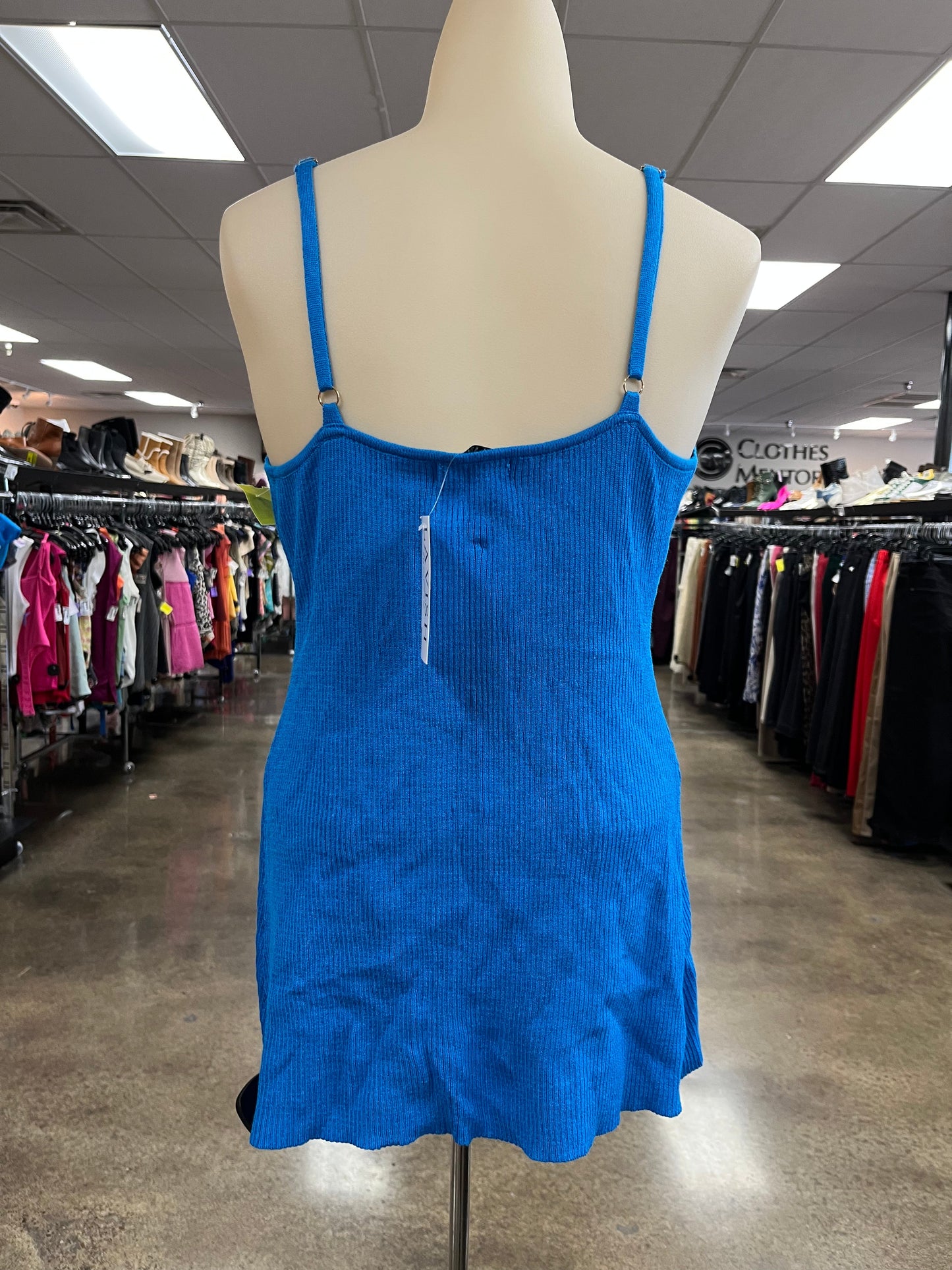 Top Sleeveless By Clothes Mentor In Blue, Size:L