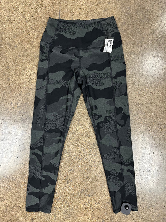 Athletic Leggings By The North Face In Black & Grey, Size:M