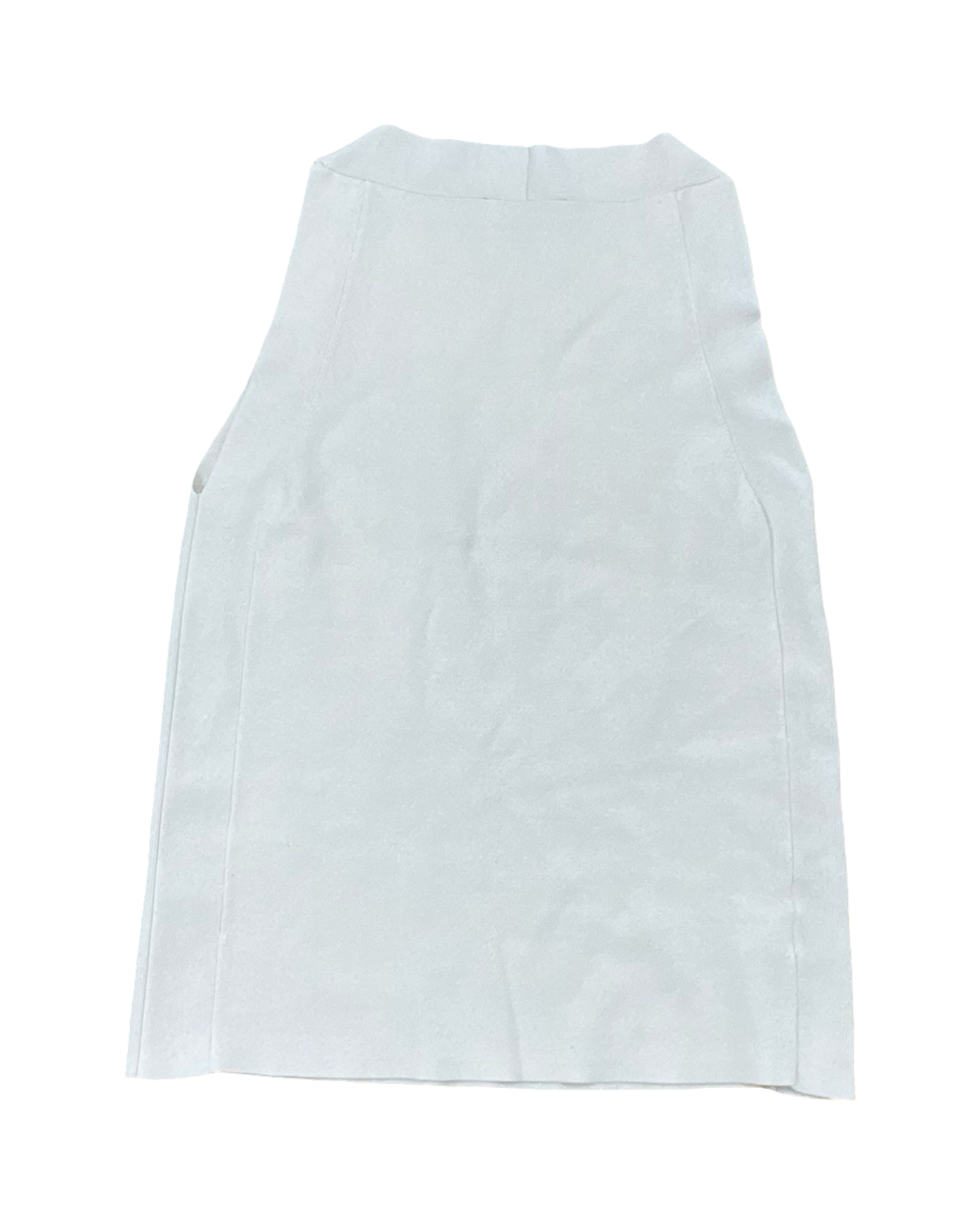 Top Sleeveless By Ann Taylor In Cream, Size:S