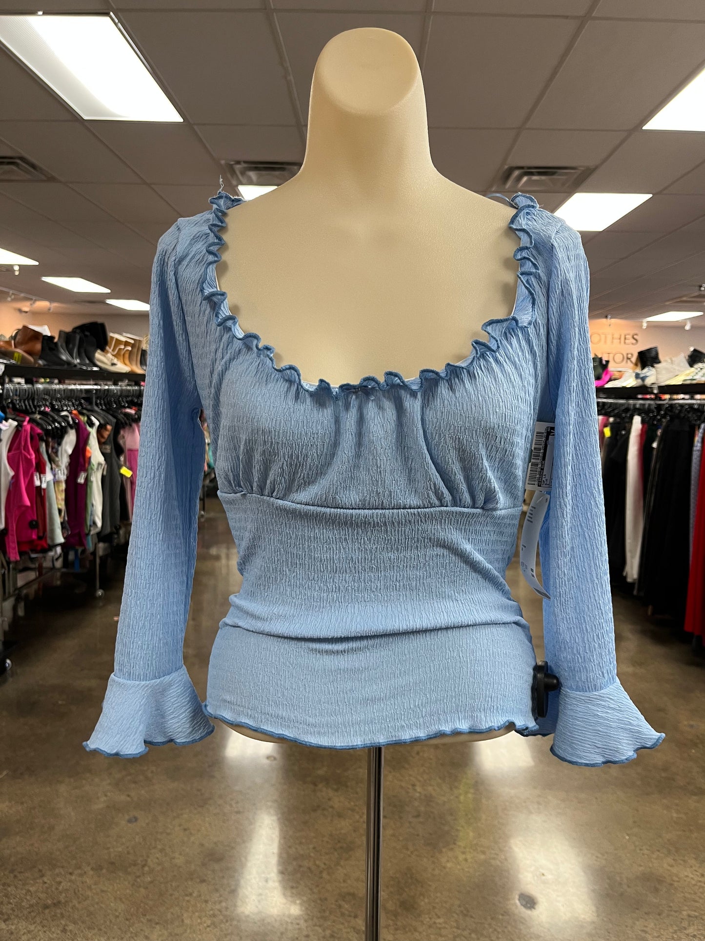 Top Ls By Kimichi Blue In Blue, Size:S