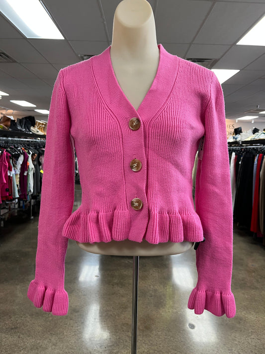 Sweater Cardigan By Tcec In Pink, Size:S