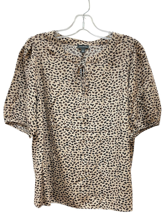 Top Ss By Talbots In Animal Print, Size:M
