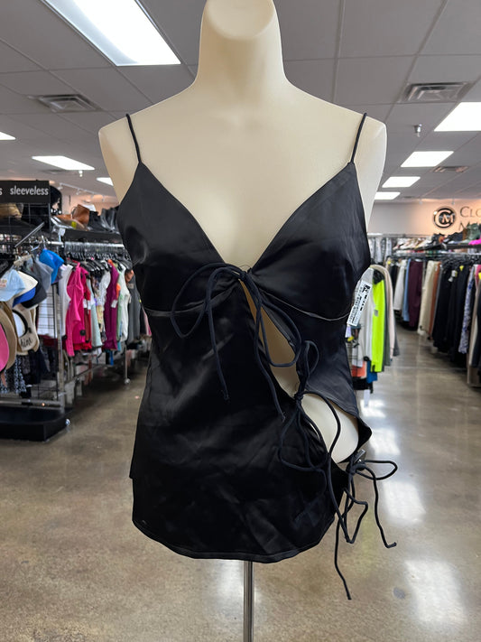 Top Sleeveless By Clothes Mentor In Black, Size:M