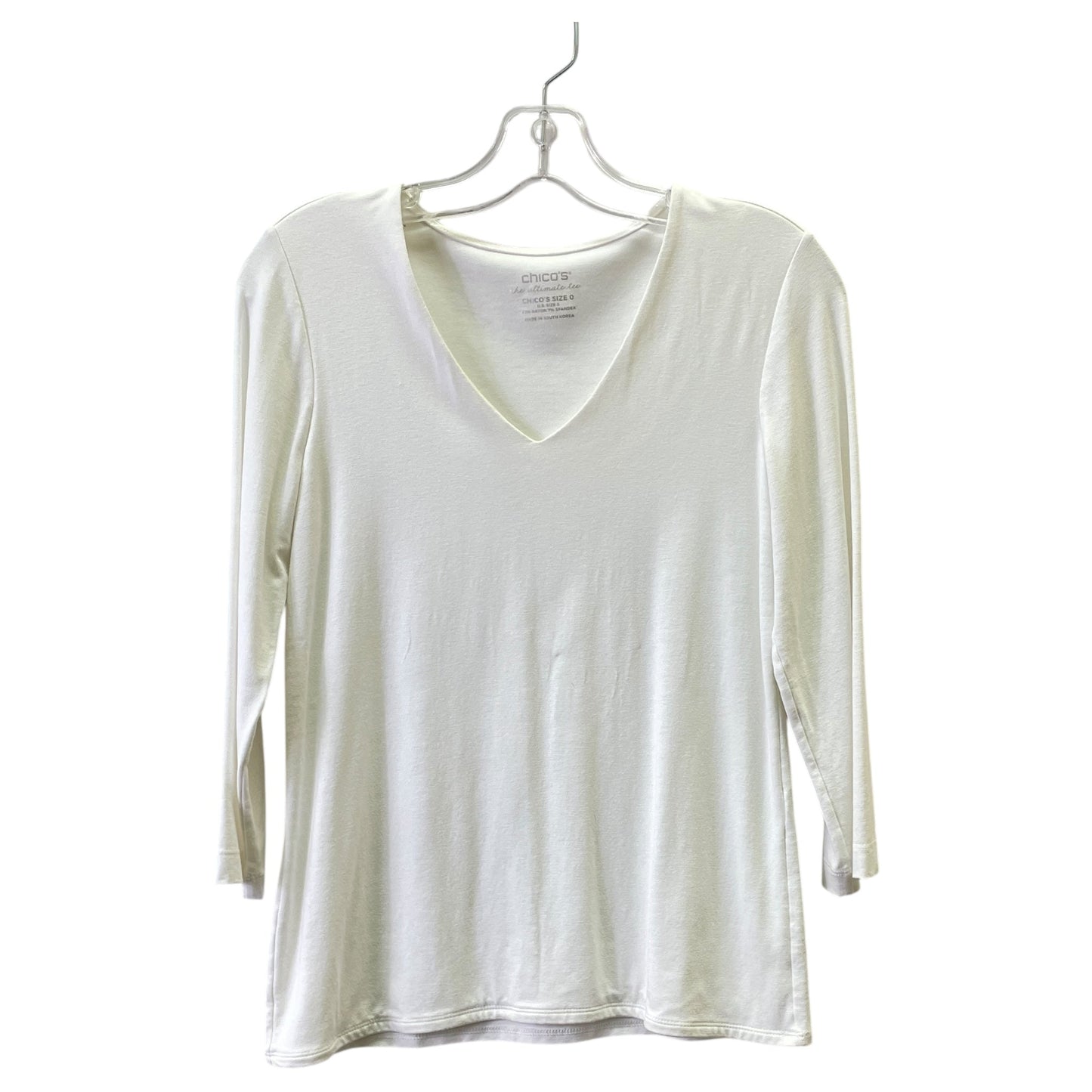 Top Ls By Chicos In White, Size:S
