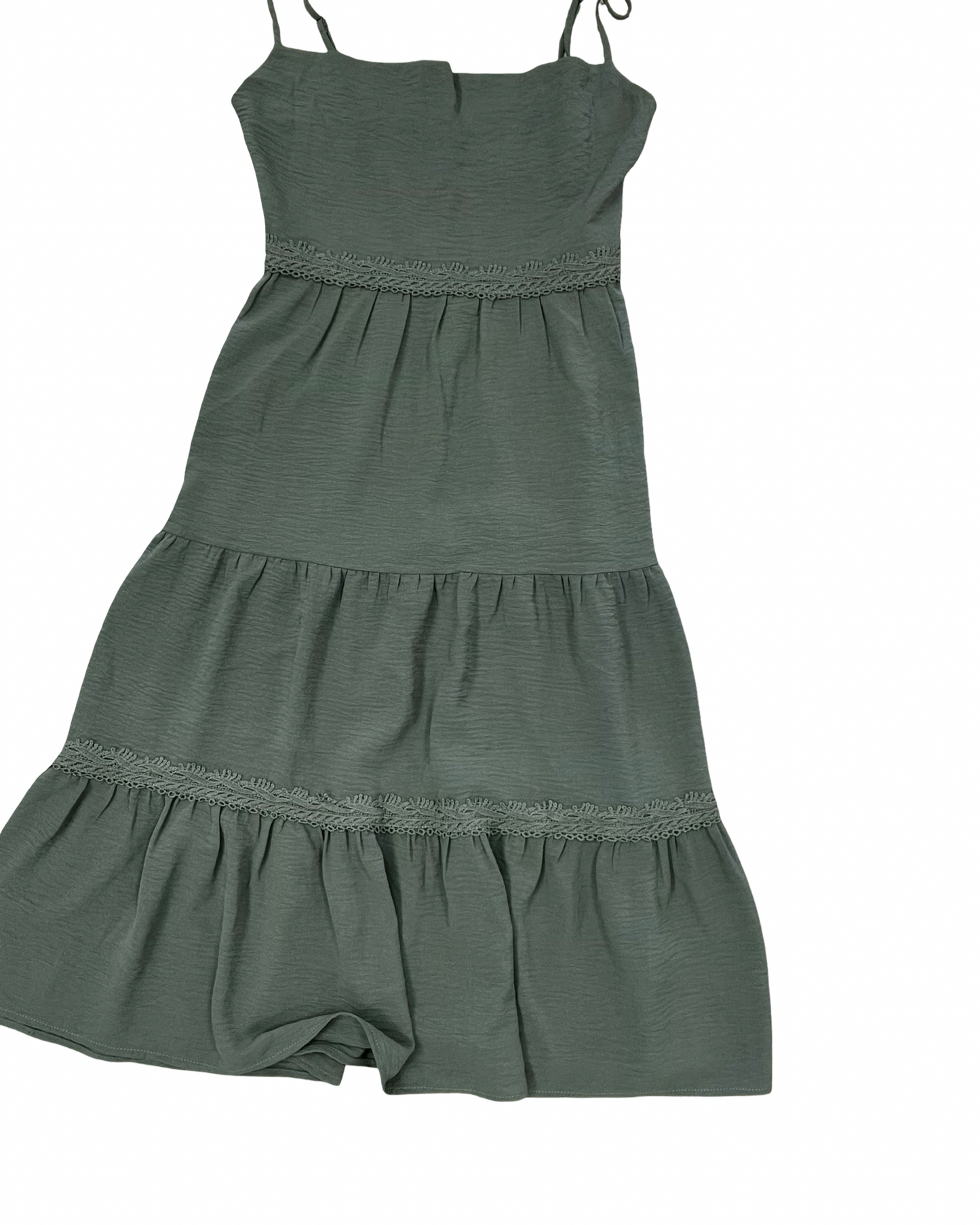 Dress Casual Maxi By Cider In Green, Size:L