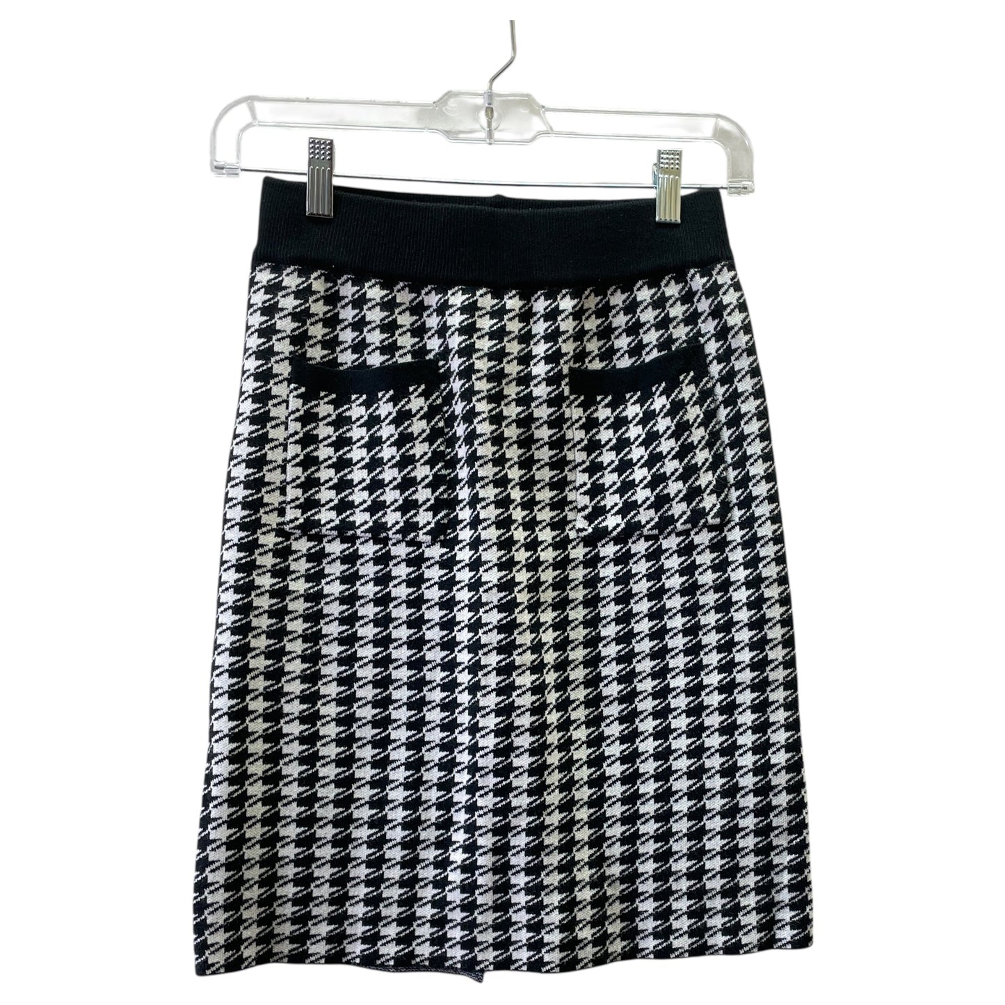 Skirt Set 2Pc By Shein In Black & White, Size:4
