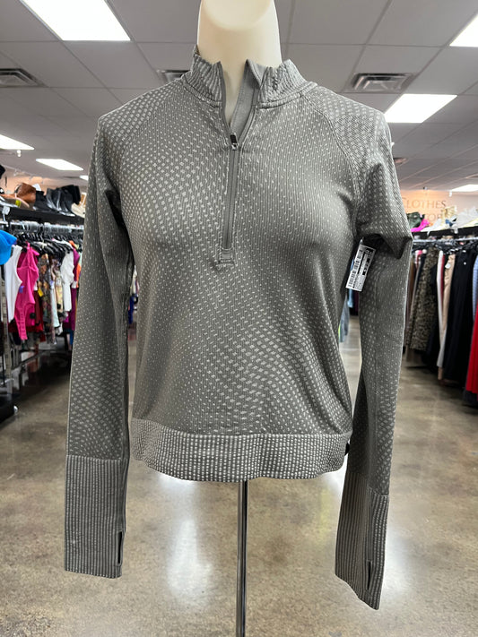 Athletic Top Ls Collar By Lululemon In Green, Size:4