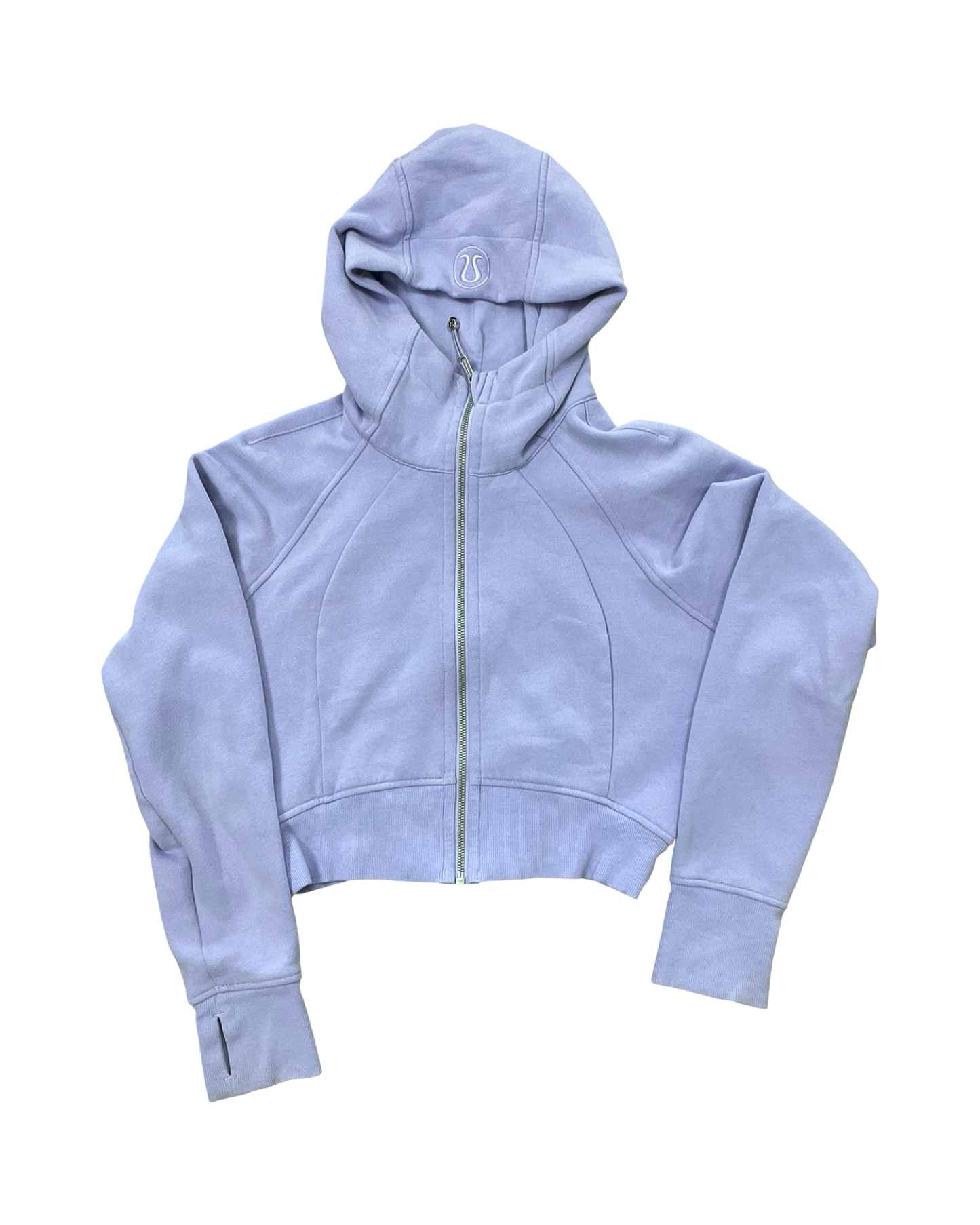 Athletic Jacket By Lululemon In Purple, Size:M