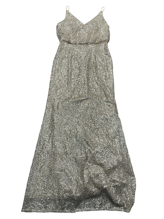 Dress Party Long By Adrianna Papell In Beige, Size:S