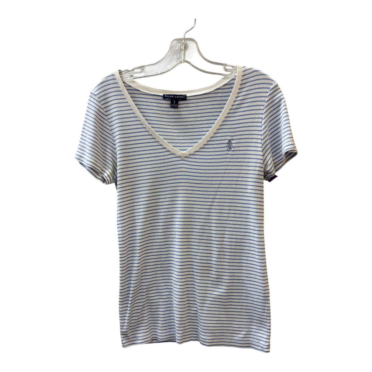 Top Ss By Ralph Lauren In White, Size:L