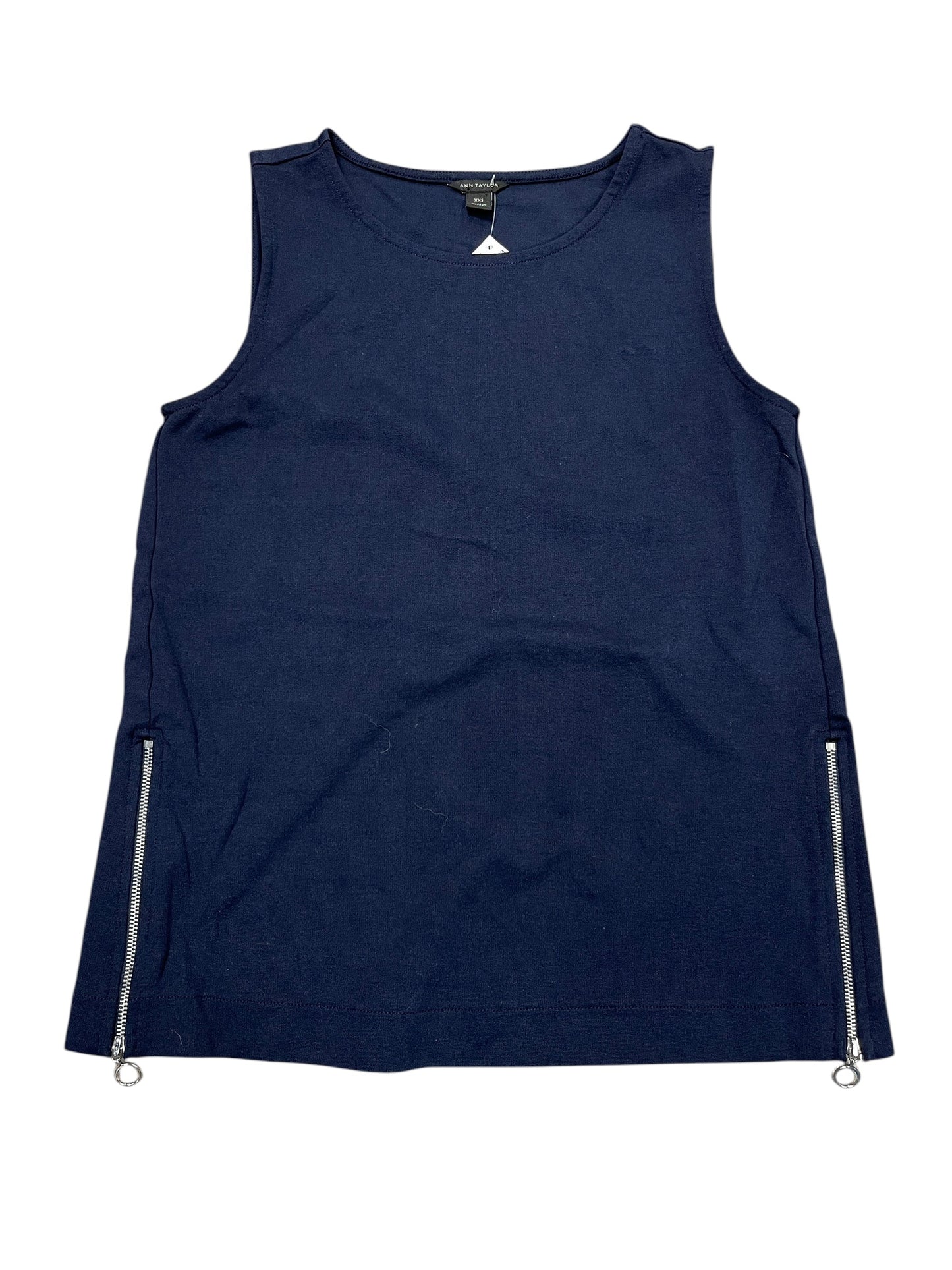 Tank Top By Ann Taylor In Navy, Size:Xxs