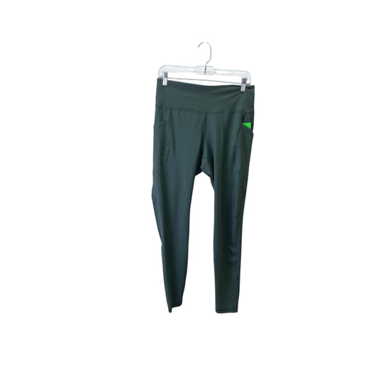 Athletic Leggings By Old Navy In Green, Size:L