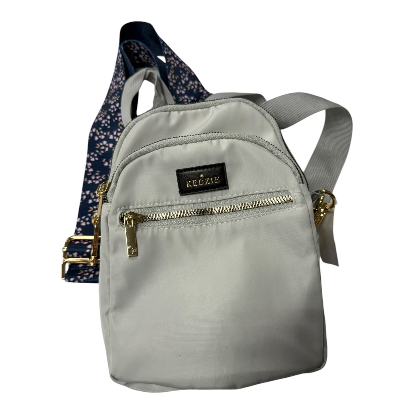 Backpack By Kedzie In Grey, Size:Small