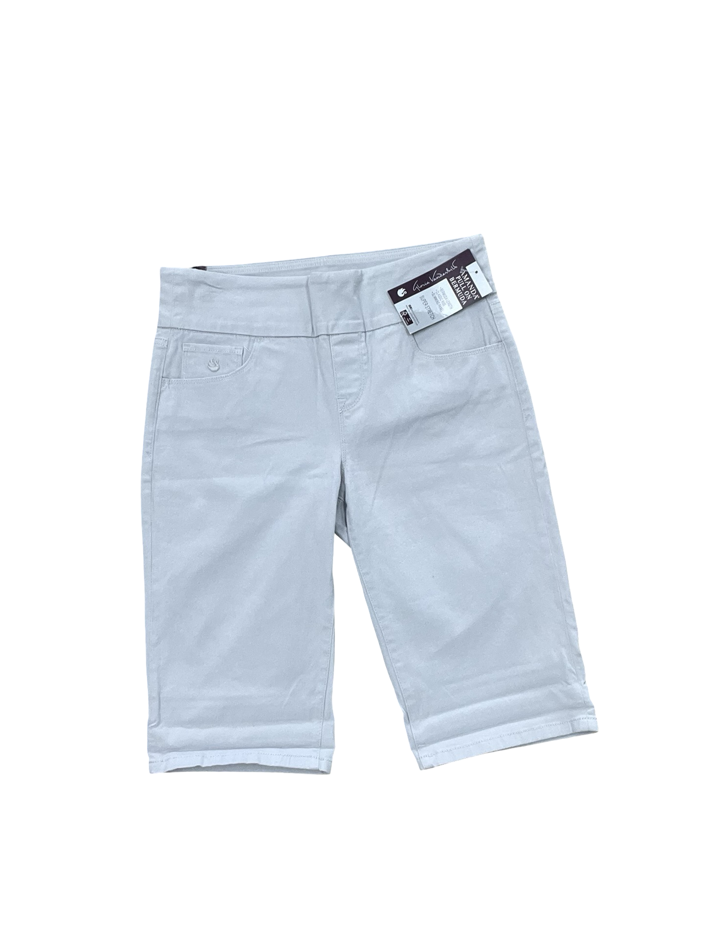 Shorts By Gloria Vanderbilt In Grey, Size:4
