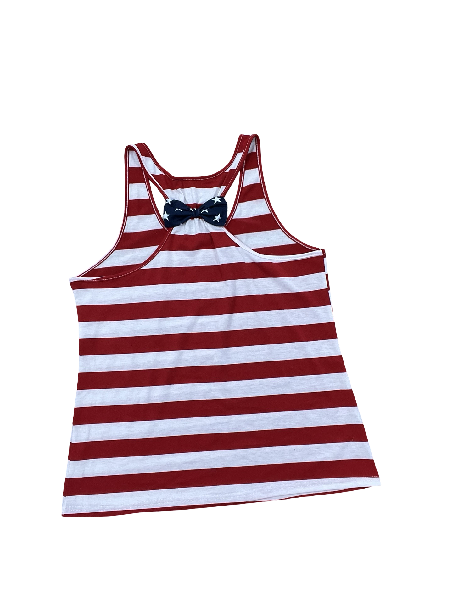 Top Sleeveless By Clothes Mentor In Blue Red & White, Size:M