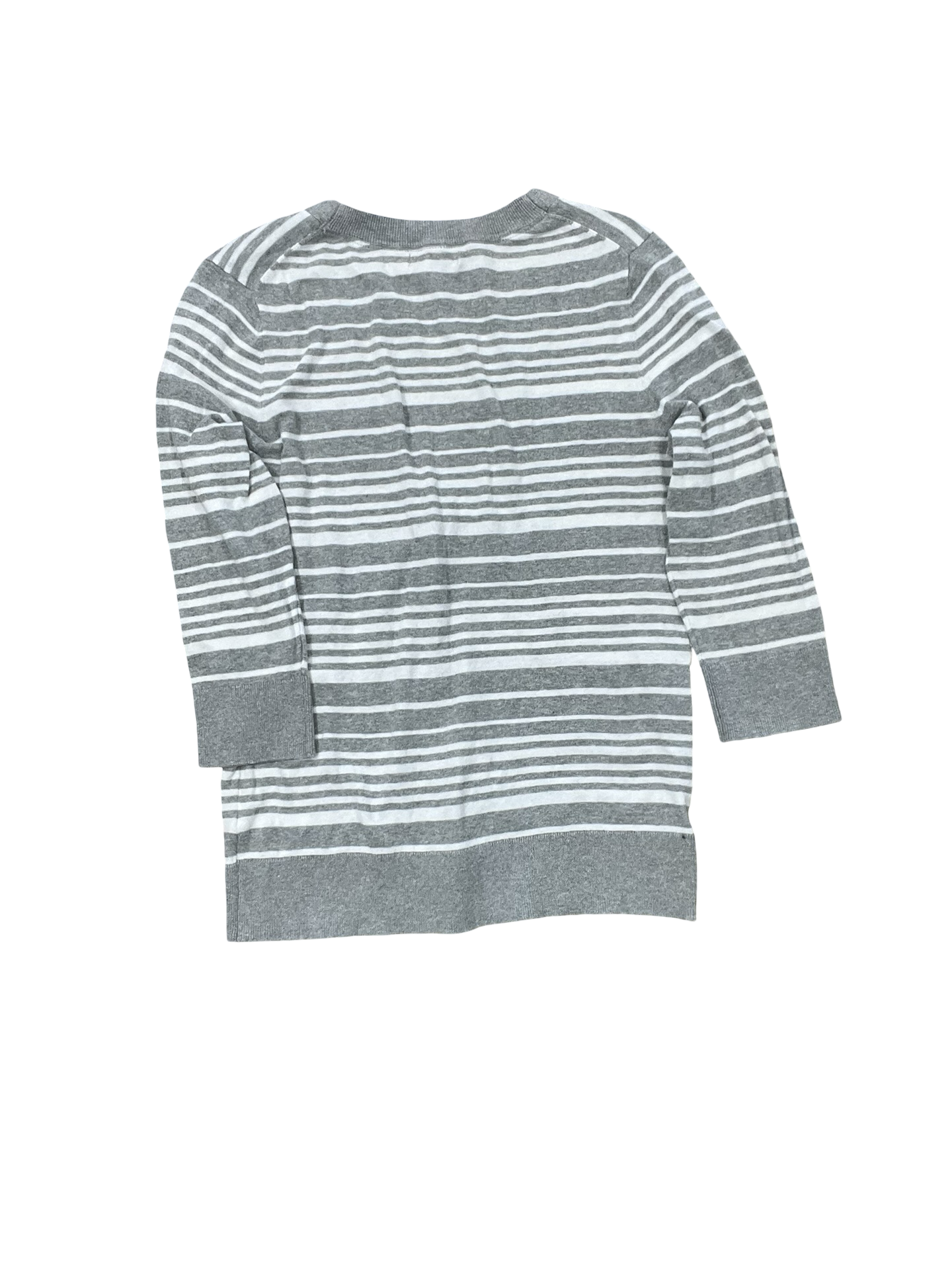 Cardigan By Gap In Grey & White, Size:M