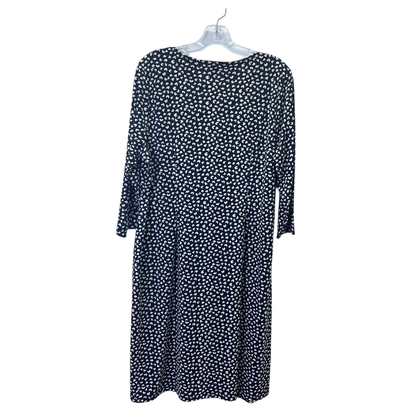 Dress Casual Short By Talbots In Black & Cream, Size:2X