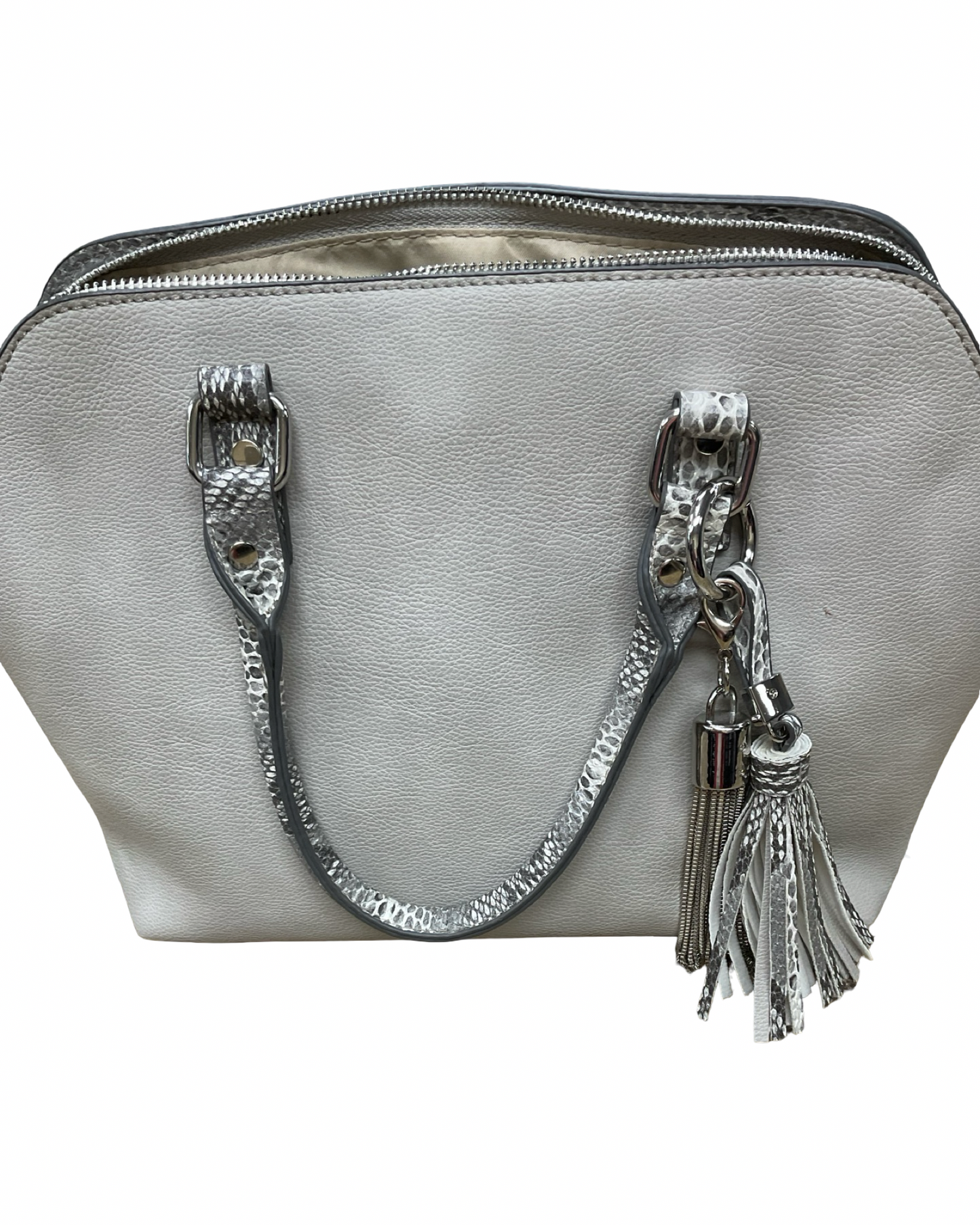 Handbag By Clothes Mentor In Snakeskin Print, Size:Medium
