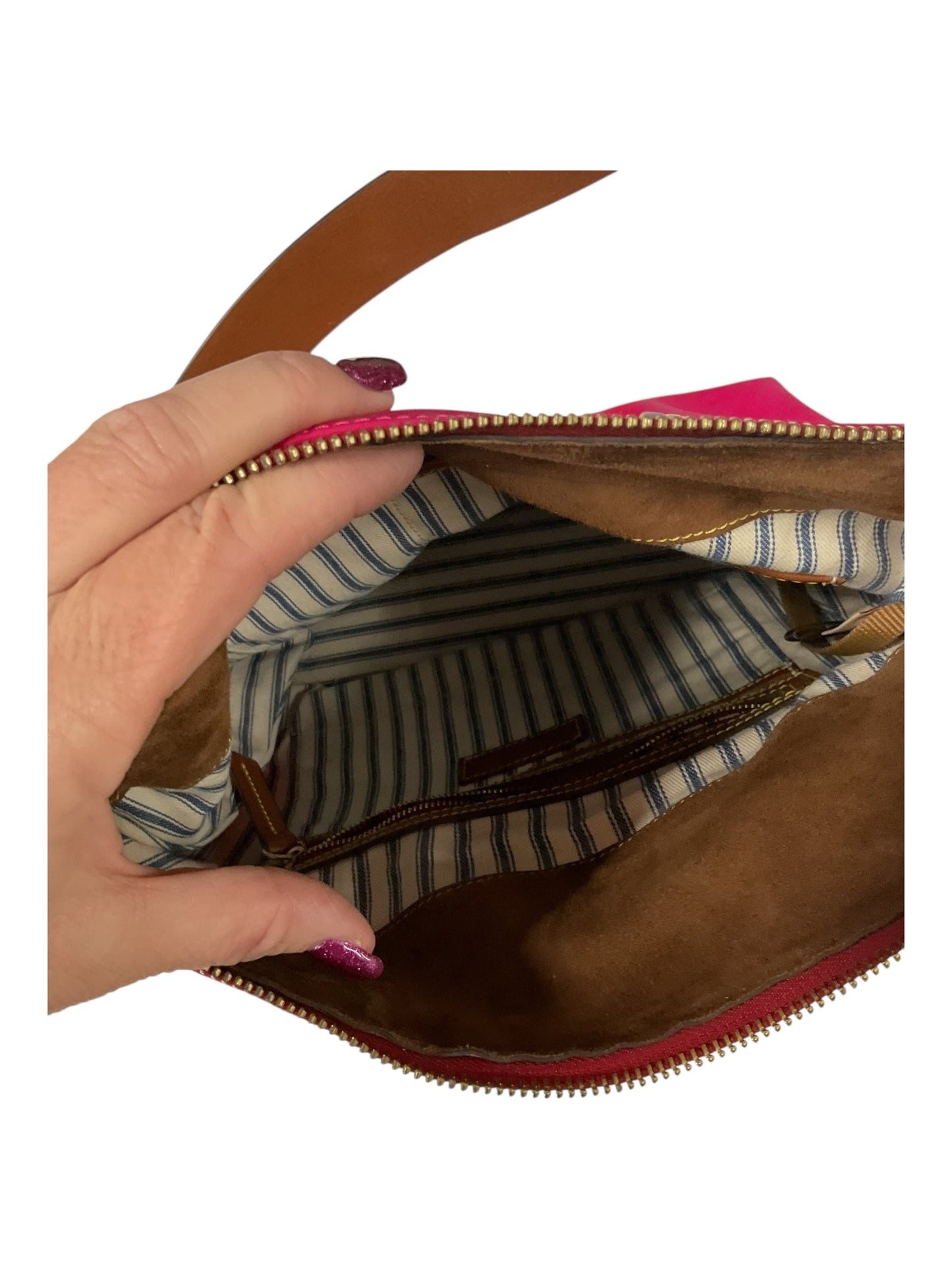 Crossbody Designer By Dooney And Bourke In Pink, Size:Medium