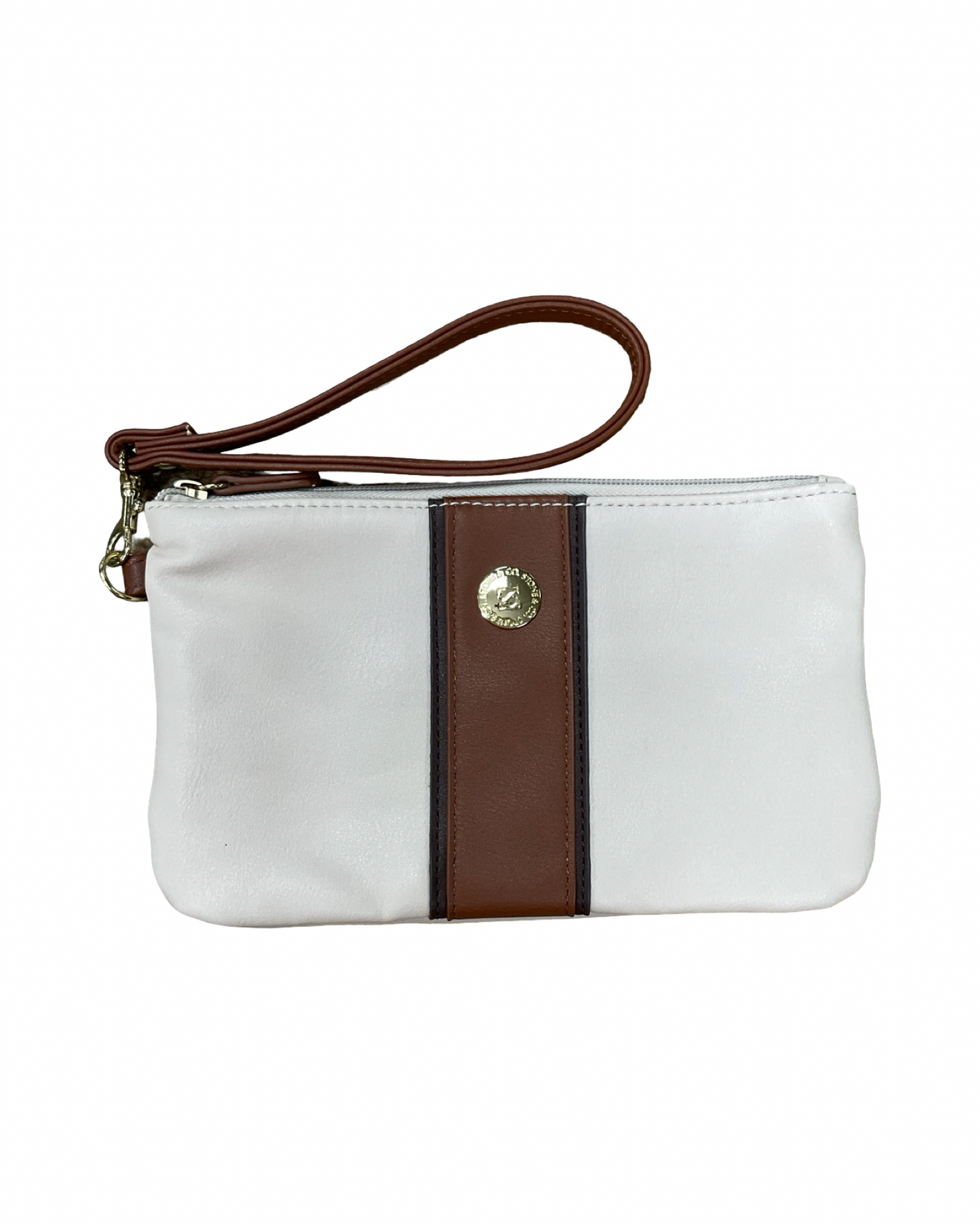 Wristlet By Clothes Mentor In Brown & Tan, Size:Medium