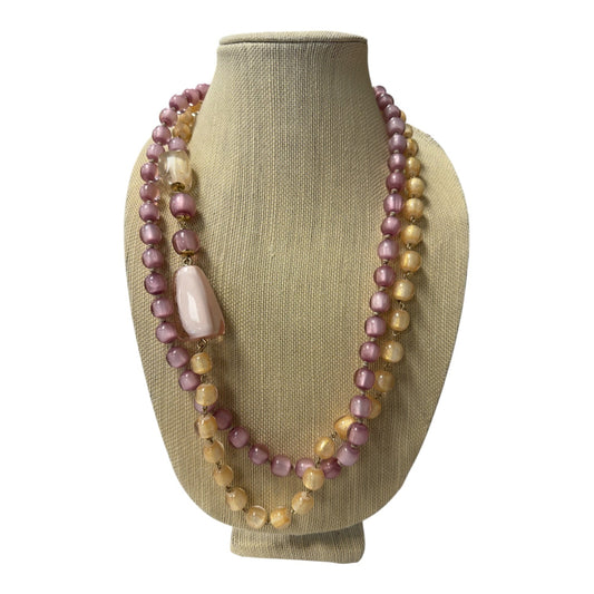 Necklace Layered By Chicos In Pink