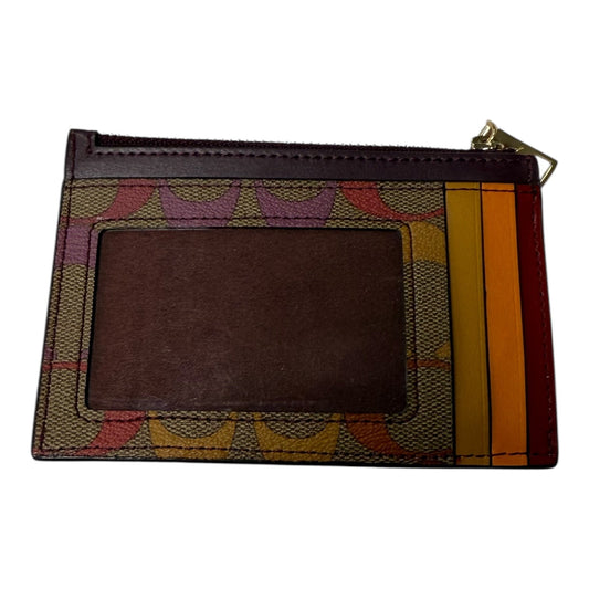 Id/Card Holder Designer By Coach In Multi
