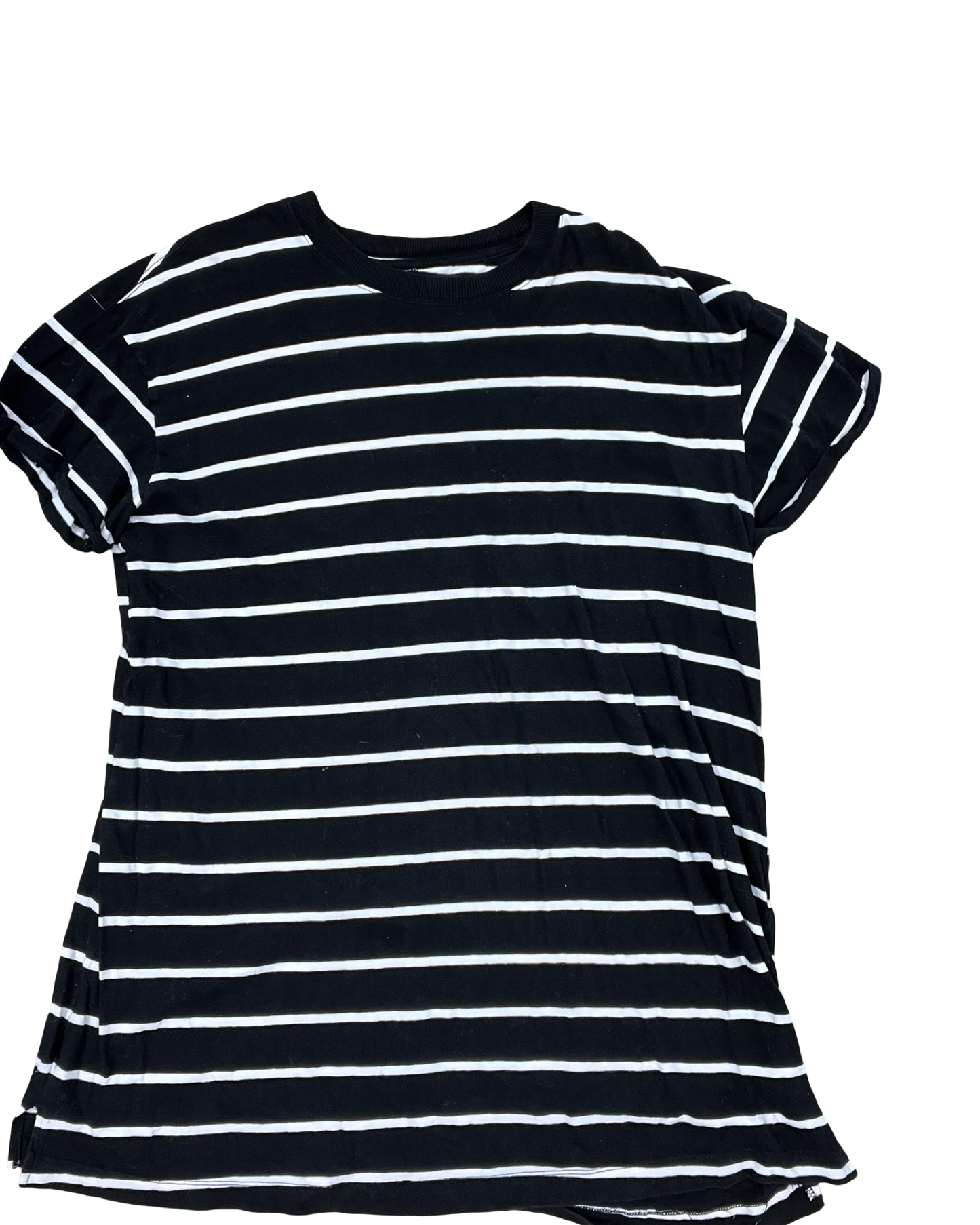 Dress Casual Short By Time And Tru In Black & White, Size:2X
