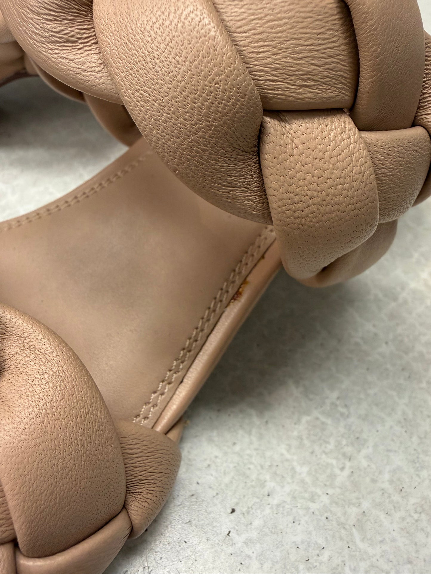 Sandals Heels Block By Steve Madden In Tan, Size: 8